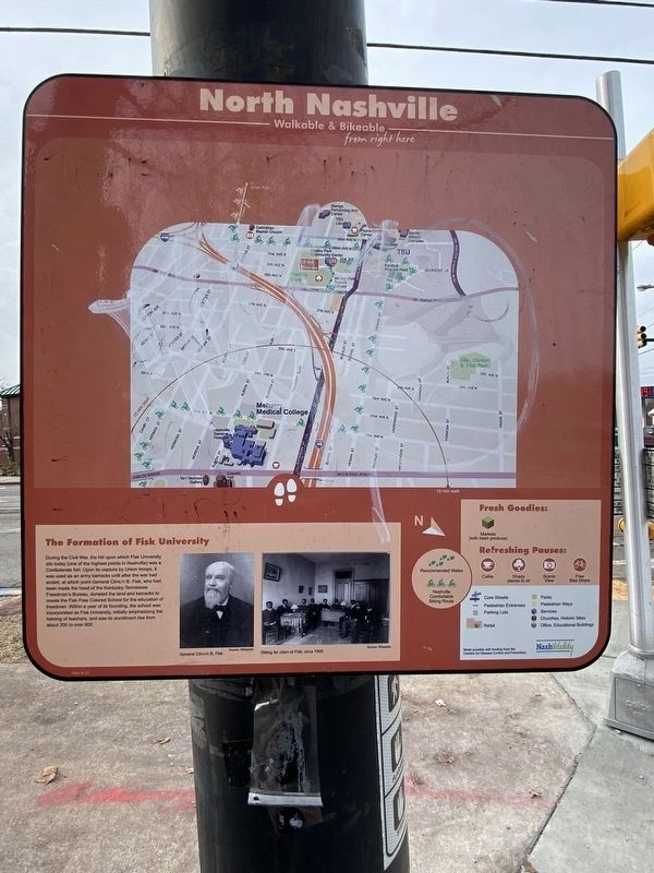 The Formation of Fisk University Marker. Click for full size. The Formation of Fisk University Marker image. Click for full size.