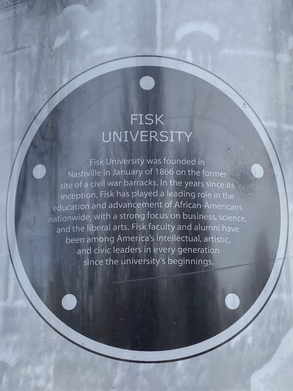 Fisk University Marker image. Click for full size.