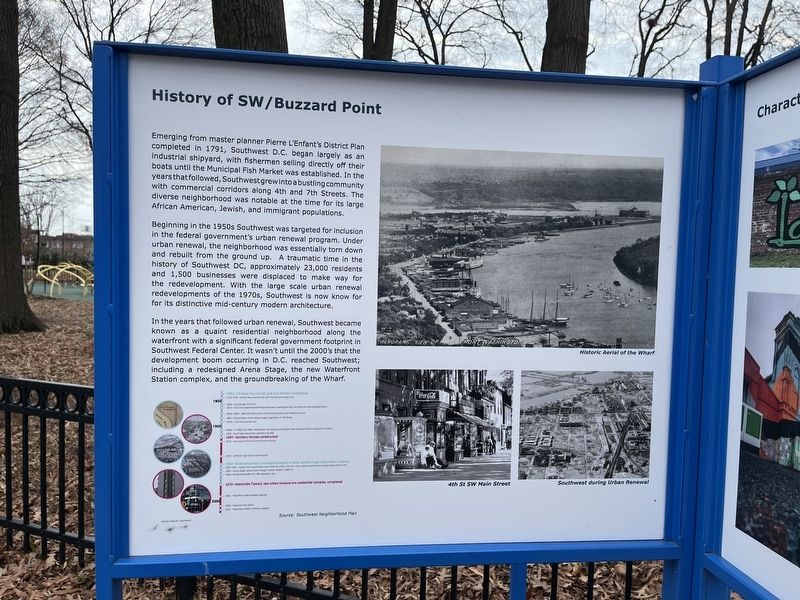 History of SW / Buzzard Point Marker image. Click for full size.