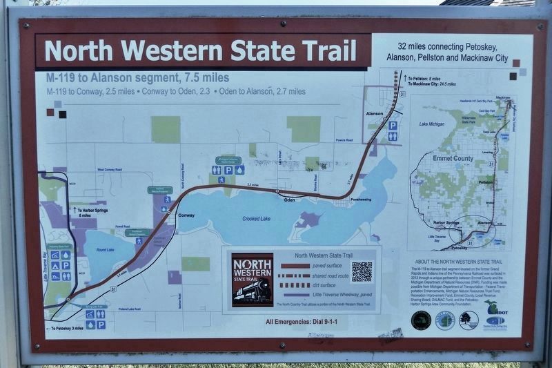 North Western State Trail. Click for full size. North Western State Trail image. Click for full size.