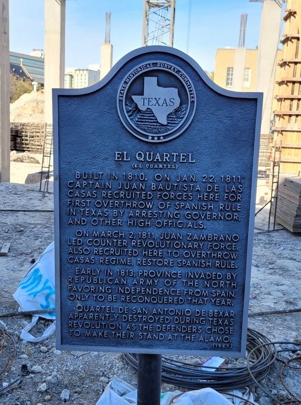 El Quartel (El Cuartel) Marker. Click for full size. El Quartel (El Cuartel) Marker image. Click for full size.