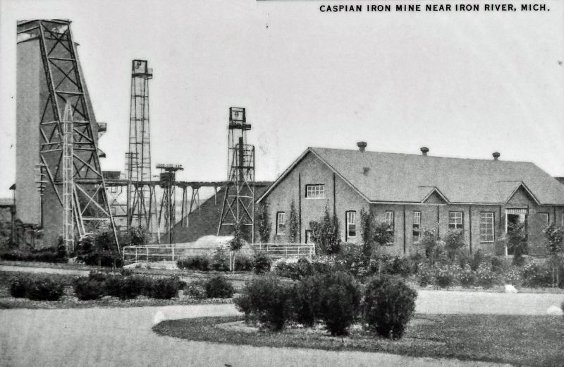 Marker detail: Shaft No. 1 Engine House Post, 1920. Click for full size. Marker detail: Shaft No. 1 Engine House Post, 1920 image. Click for full size.