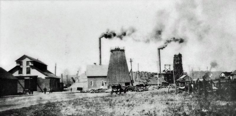 Marker detail: Shaft No. 3, started in 1905. Click for full size. Marker detail: Shaft No. 3, started in 1905 image. Click for full size.