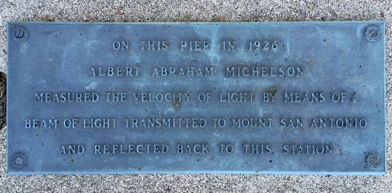 Michelson Pier Marker image. Click for full size.