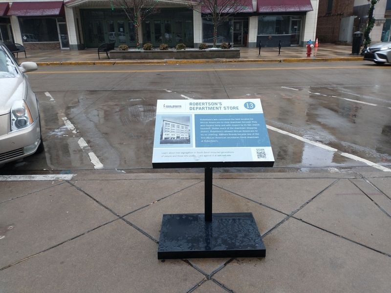 Robertson's Department Store Marker image. Click for full size.