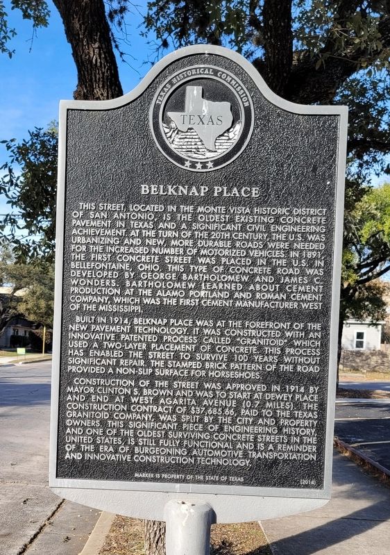 Belknap Place Marker image. Click for full size.