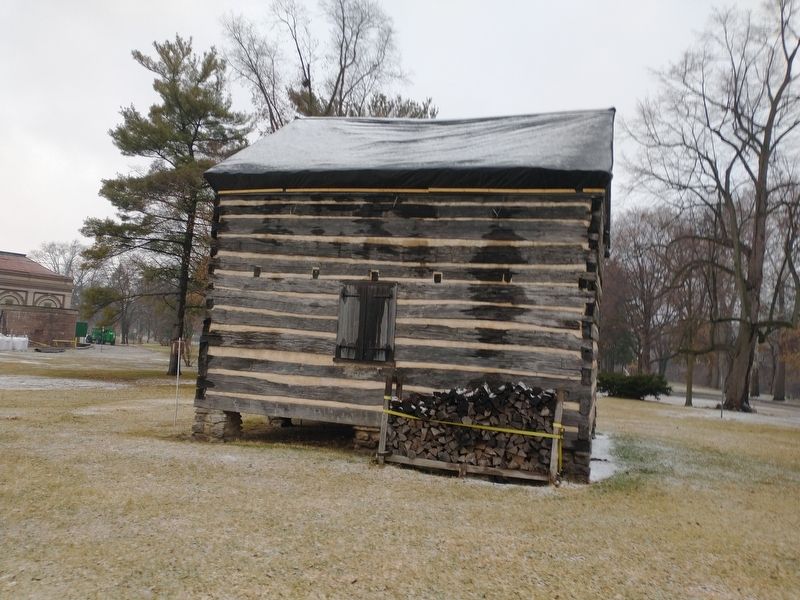 Pierre Navarre Log Cabin image. Click for full size.