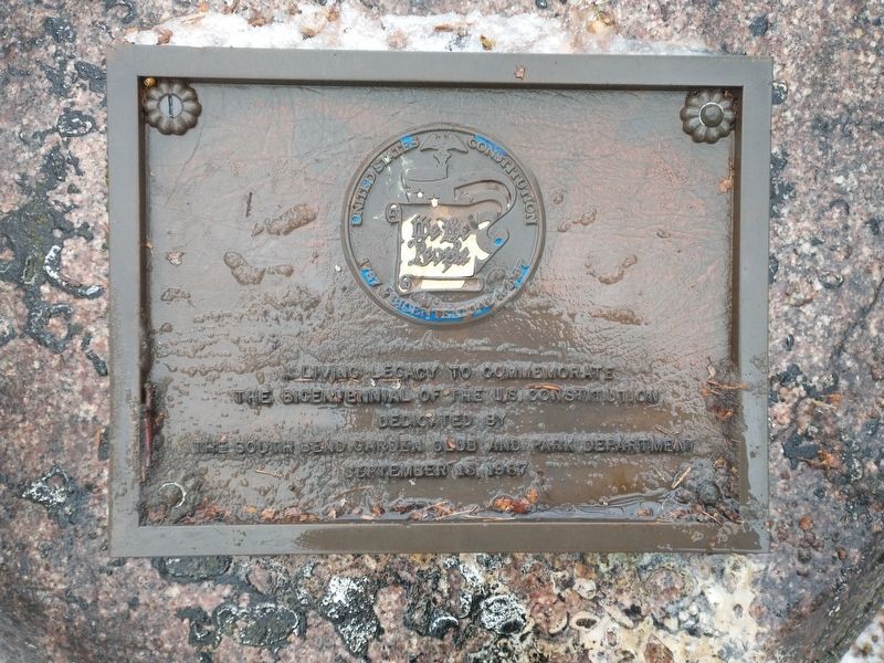 United States Constitution Bicentennial Marker. Click for full size. United States Constitution Bicentennial Marker image. Click for full size.