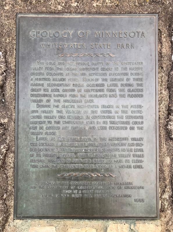 Geology of Minnesota Marker. Click for full size. Geology of Minnesota Marker image. Click for full size.