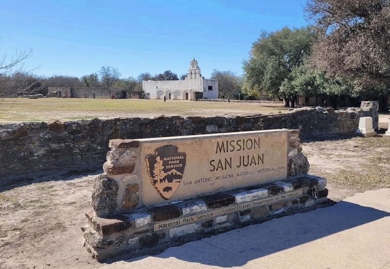 The entrance to the San Juan Mission. Click for full size. The entrance to the San Juan Mission image. Click for full size.