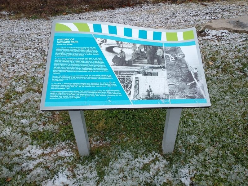 History of Howard Park Marker. Click for full size. History of Howard Park Marker image. Click for full size.