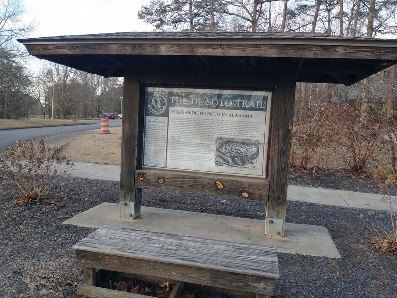 The De Soto Trail Marker. Click for full size. The De Soto Trail Marker image. Click for full size.