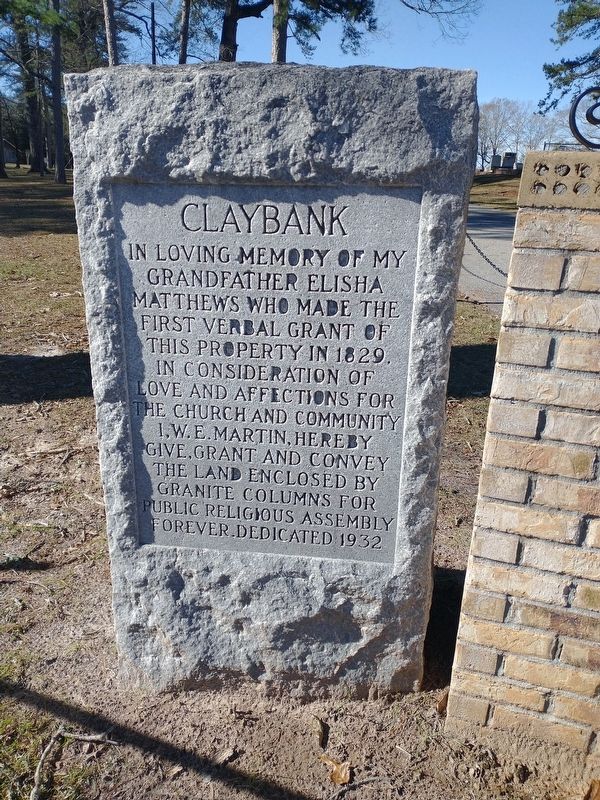 Claybank Marker image. Click for full size.