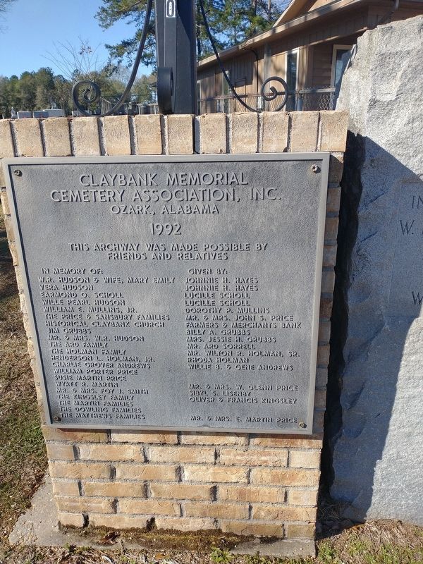 Claybank Marker. Click for full size. Claybank Marker image. Click for full size.