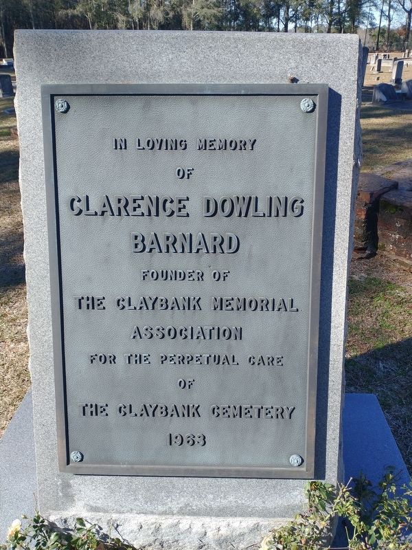 Clarence Dowling Barnard Marker image. Click for full size.