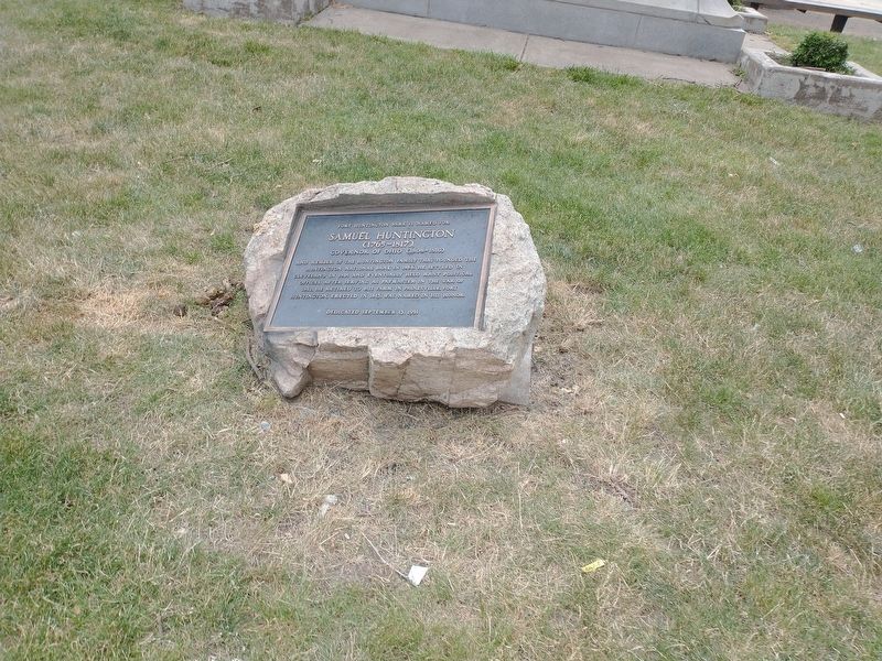 Samuel Huntington Marker image. Click for full size.