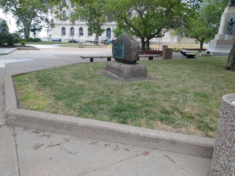 Near this site Fort Huntington was Erected Marker image. Click for full size.