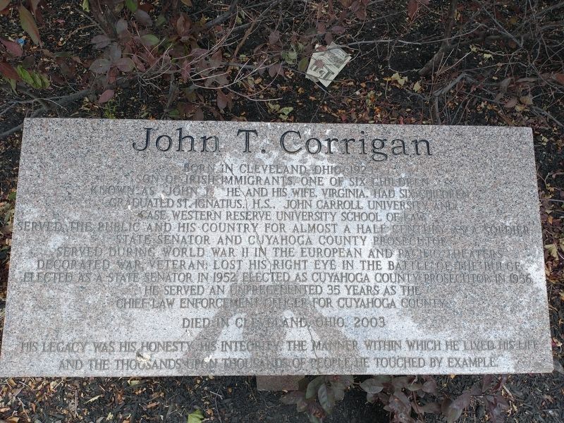 John T. Corrigan Marker image. Click for full size.