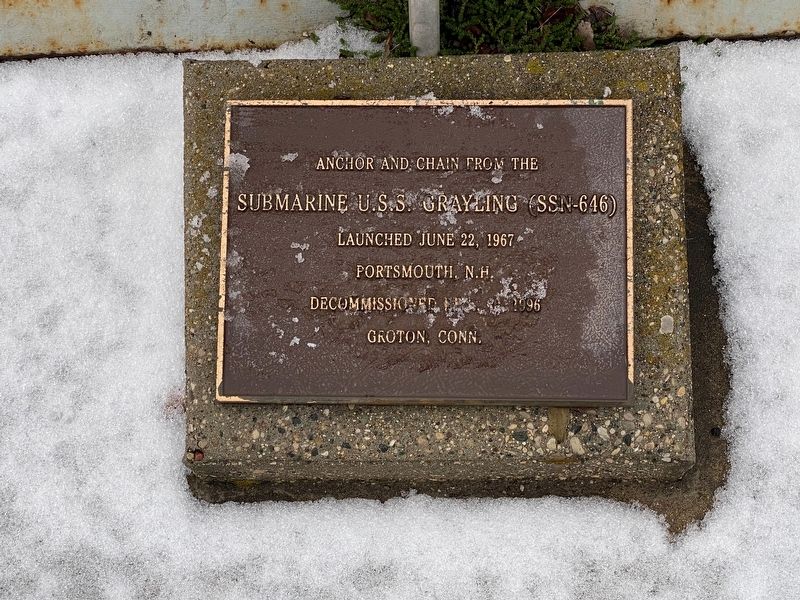 U.S.S. Grayling Anchor Marker image. Click for full size.