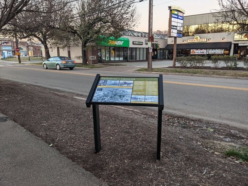 Industrial Oakmont Marker. Click for full size. Industrial Oakmont Marker image. Click for full size.