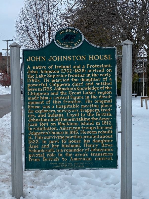 John Johnston House Marker image. Click for full size.