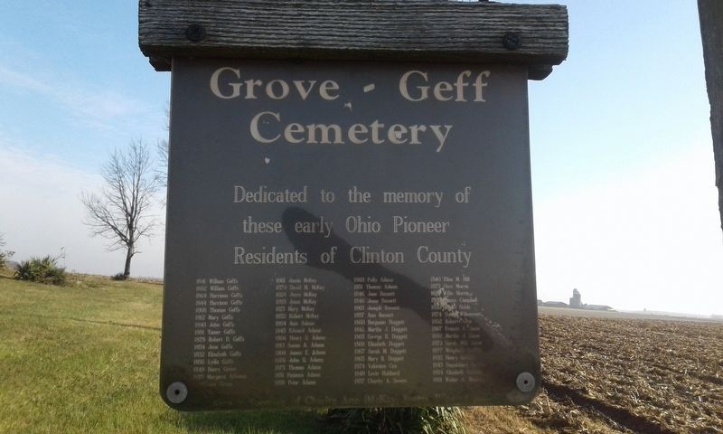 Grove-Geff Cemetery Marker image. Click for full size.
