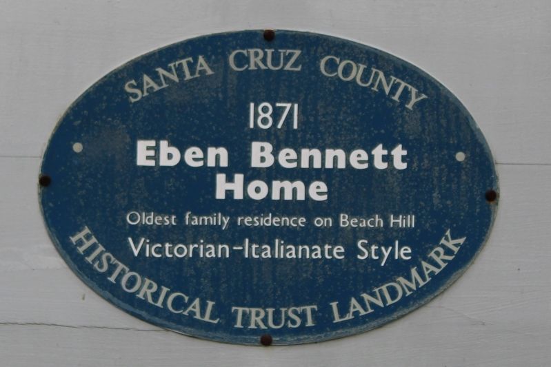 Eben Bennett Home Marker. Click for full size. Eben Bennett Home Marker image. Click for full size.