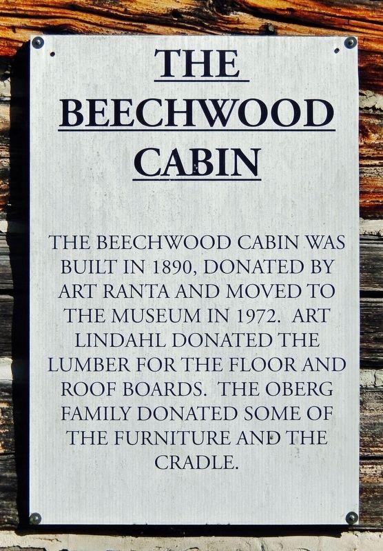 The Beechwood Cabin Marker. Click for full size. The Beechwood Cabin Marker image. Click for full size.