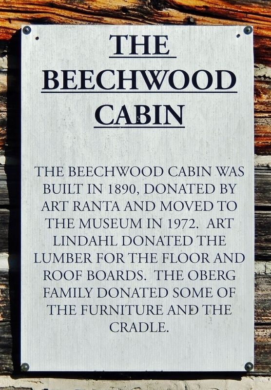 The Beechwood Cabin Marker image. Click for full size.