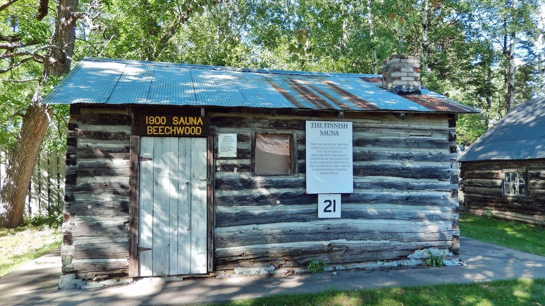 Finnish Sauna image. Click for more information.
