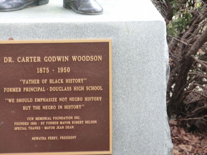 Dr. Carter Godwin Woodson Marker image. Click for full size.
