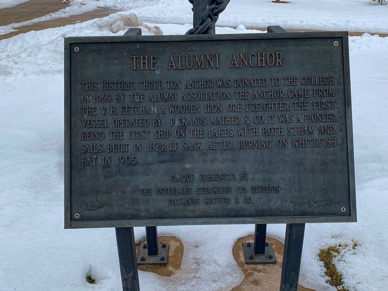 The Alumni Anchor Marker. Click for full size. The Alumni Anchor Marker image. Click for full size.
