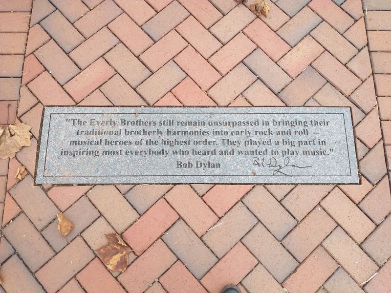 The Everly Brothers Marker. Click for full size. The Everly Brothers Marker image. Click for full size.