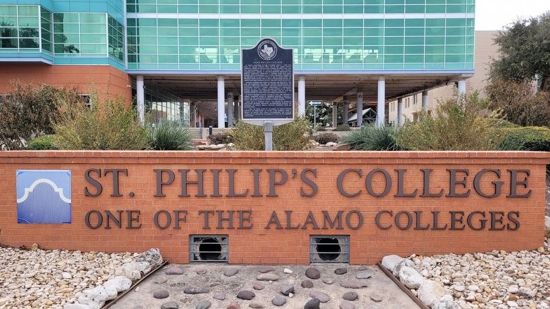 Saint Philip's College Marker image. Click for full size.