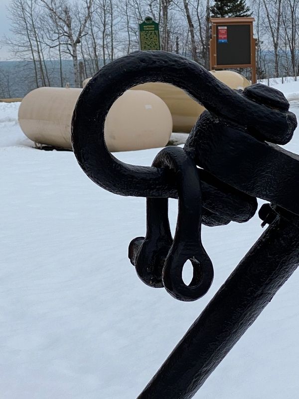 Anchor from the SS M.M. Drake image. Click for full size.