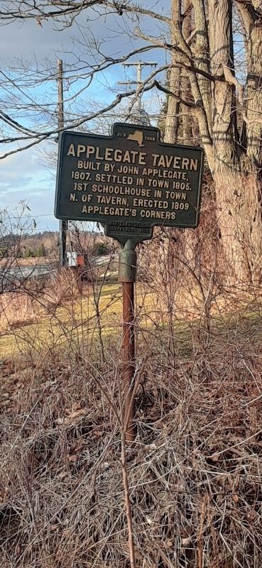 Applegate Tavern Marker. Click for full size. Applegate Tavern Marker image. Click for full size.