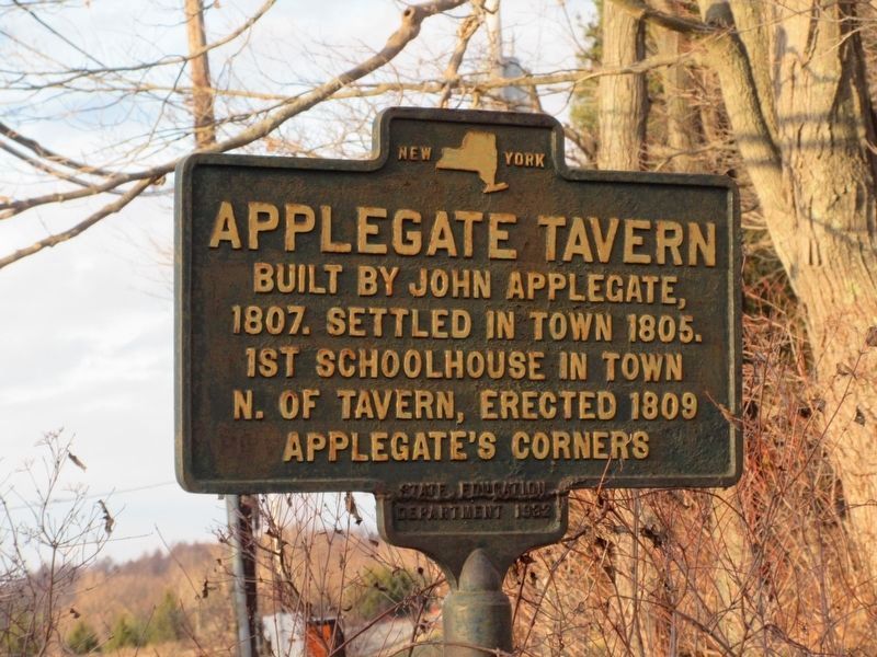 Applegate Tavern Marker. Click for full size. Applegate Tavern Marker image. Click for full size.