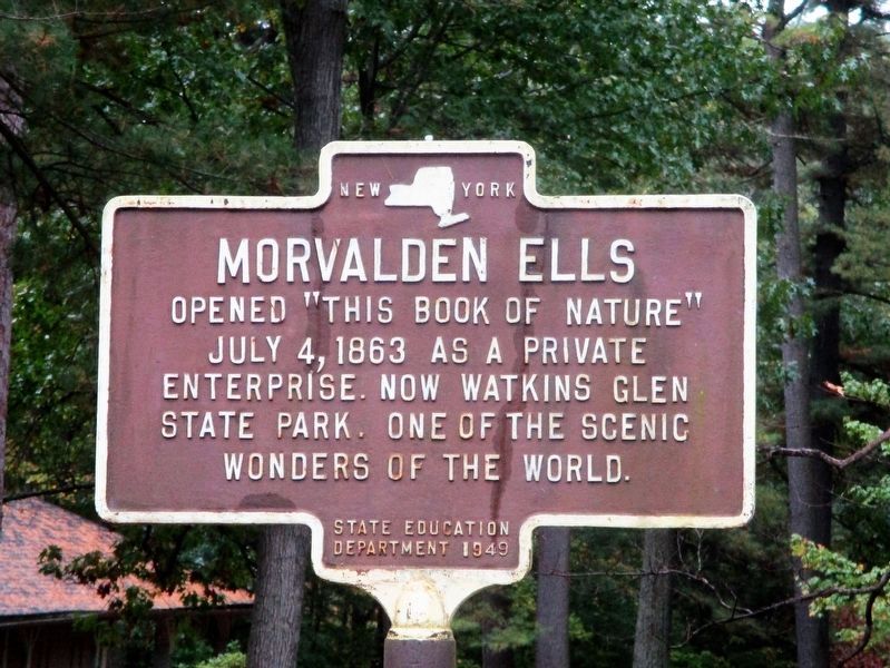 Watkins Glen State Park Marker. Click for full size. Watkins Glen State Park Marker image. Click for full size.