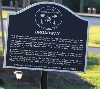 Broadway Marker. Click for full size. Broadway Marker image. Click for full size.