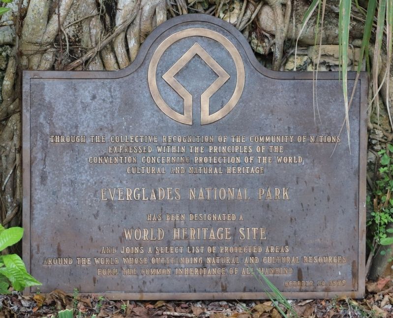 Everglades National Park Marker. Click for full size. Everglades National Park Marker image. Click for full size.