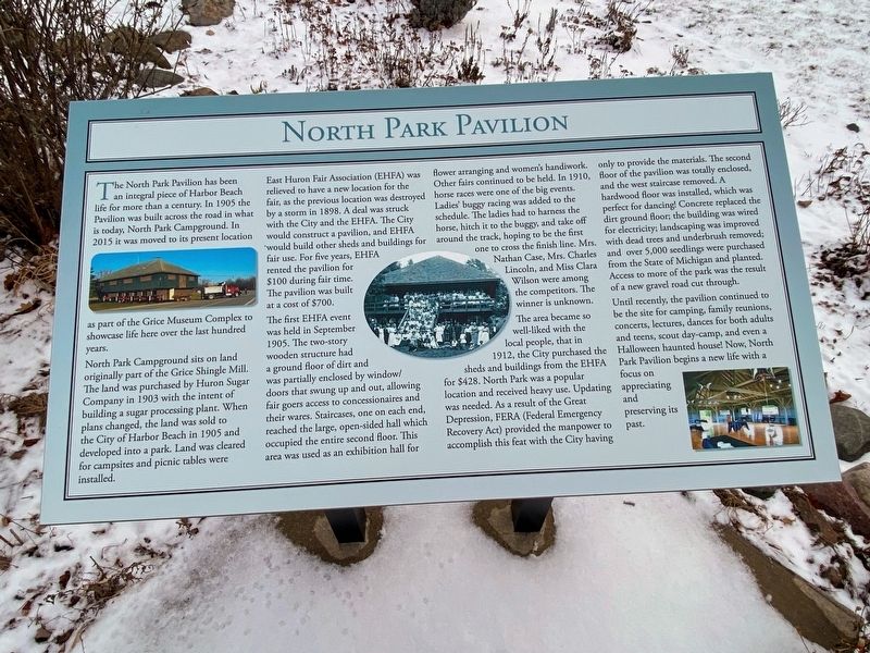 North Park Pavilion Marker image. Click for full size.