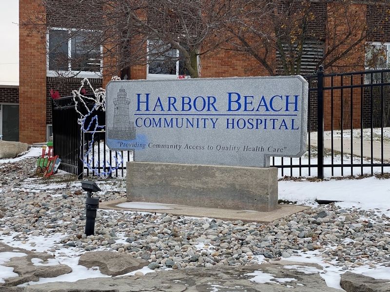 Harbor Beach Hospital image. Click for full size.