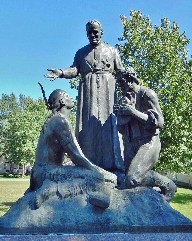 Reverend Francis Xavier Pierz Statue. Click for full size. Reverend Francis Xavier Pierz Statue image. Click for full size.