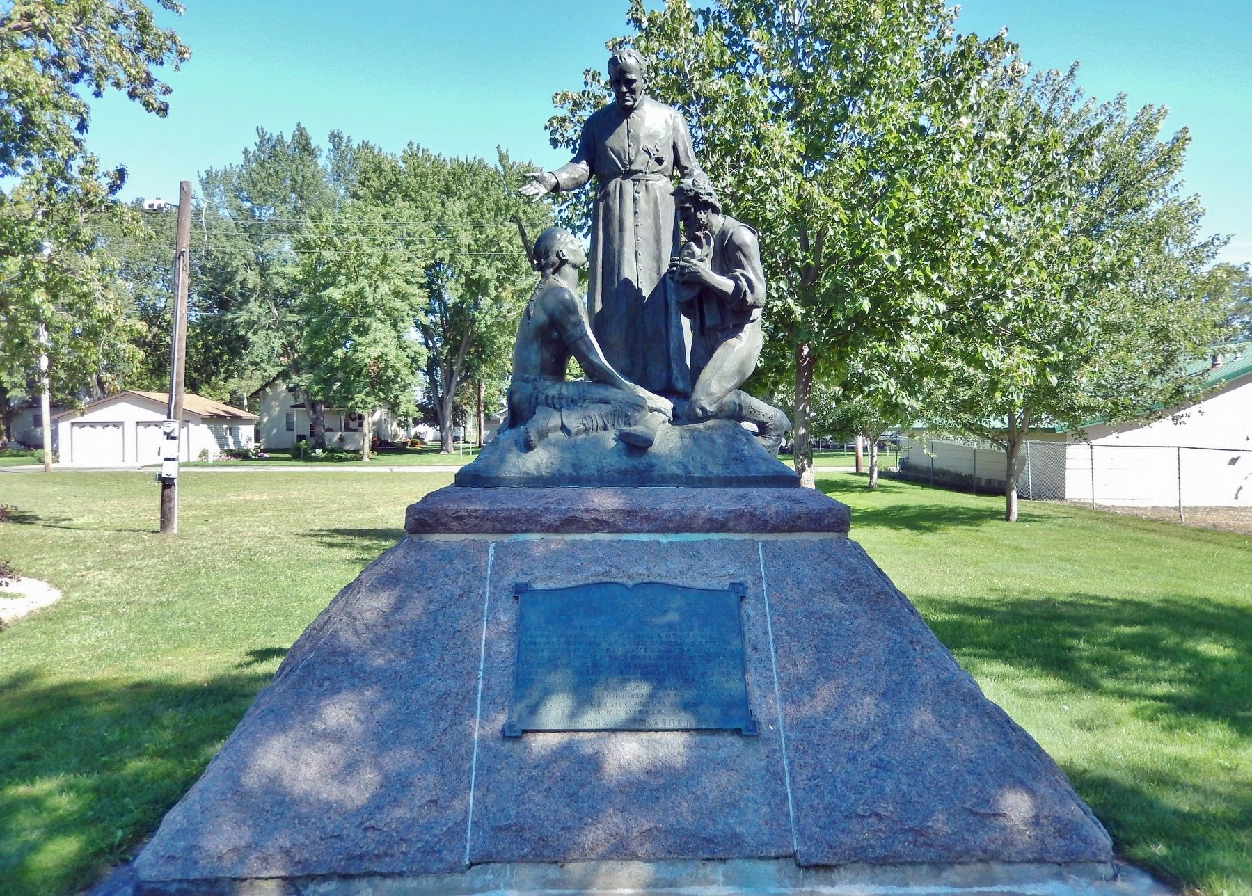 Reverend Francis Xavier Pierz Monument image. Click for full size.