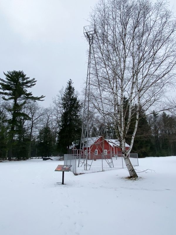 The Hale Fire Tower Marker. Click for full size. The Hale Fire Tower Marker image. Click for full size.
