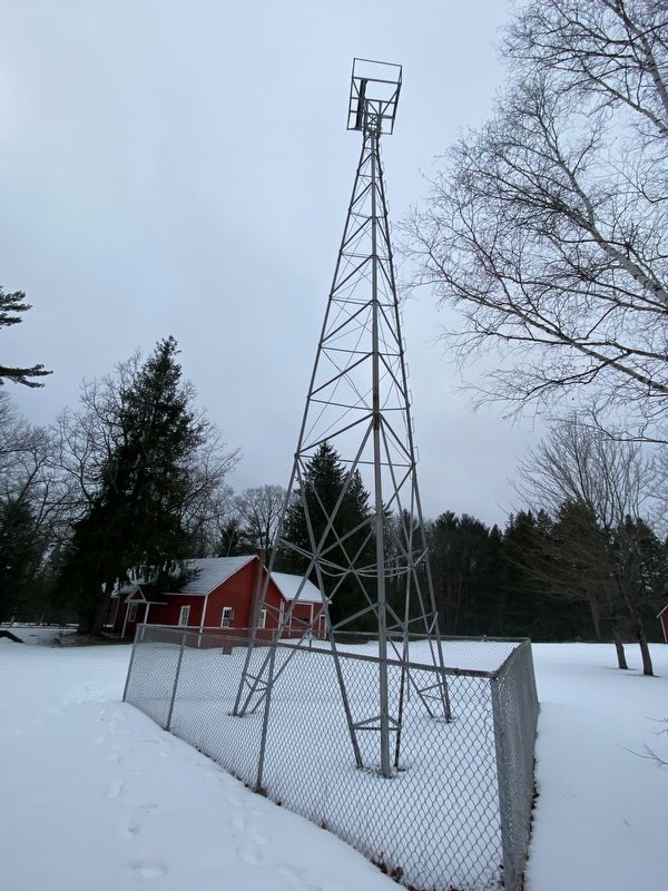 Michigan's First Fire Tower image. Click for full size.