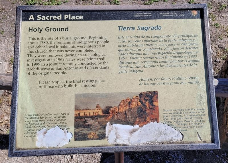 A Sacred Place Marker. Click for full size. A Sacred Place Marker image. Click for full size.