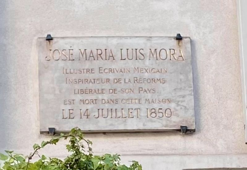 Jos Maria Luis Mora Marker image. Click for full size.