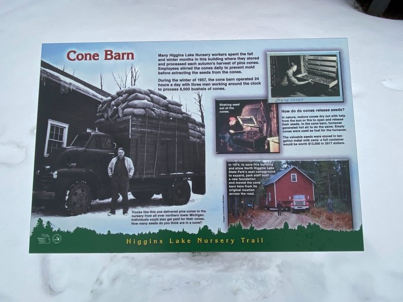 Cone Barn Marker. Click for full size. Cone Barn Marker image. Click for full size.