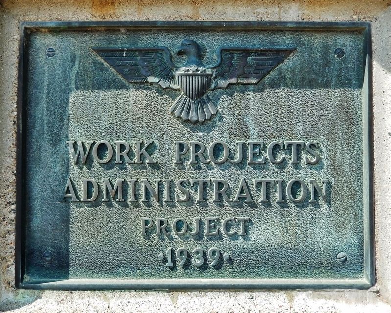 Works Progress Administration Project  1939 image. Click for full size.